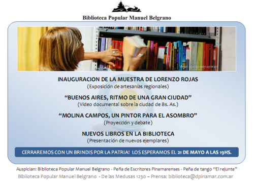 invitacion de la biblioteca