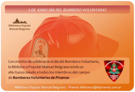 dia del bomberos y al biblioteca
