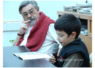 biblioteca con ninios