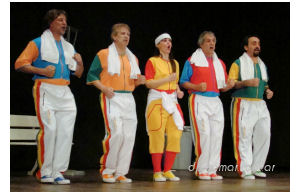 grupo vocal 5 en comedia musical la vuelta al perro