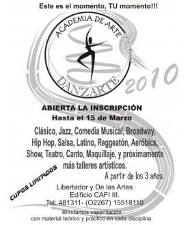 afiche de danzarte