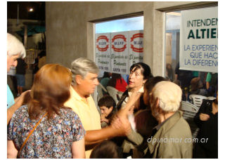 altieri en ostende con la gente
