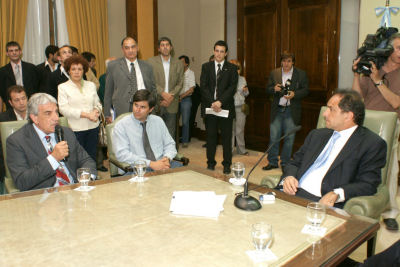De Vito con Scioli