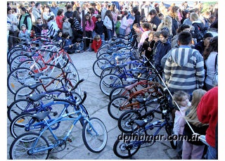 bicicletas en la celebracion del medio ambiente