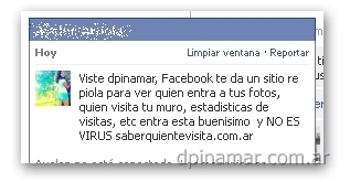 facebook virus