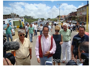 scioli visita valeria en pinamar
