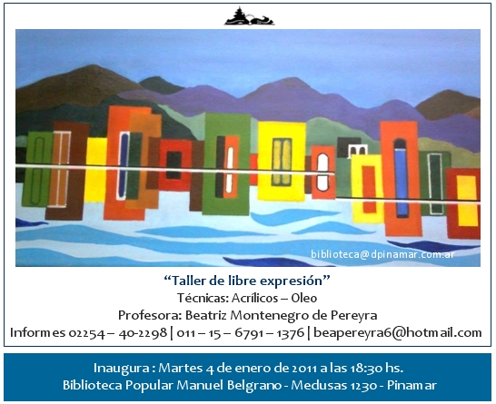 taller pintura biblioteca