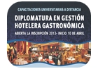 Diplomatura a Distancia en Gestión Hotelera Gastronómica 2013
