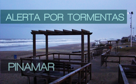 tormenta alerta pinamar