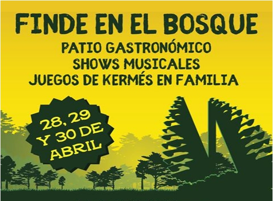 fiesta finde bosque