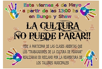 la cultura no puede parar