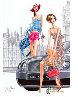 ilustracion de modas