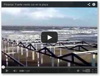 viento en la playa