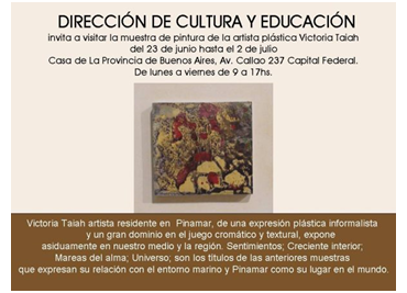 taiah expone en buenos aires