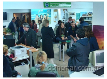 trabajadores en el municipio