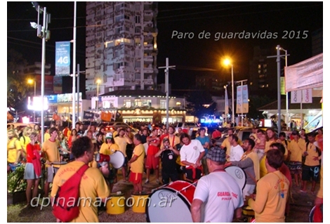 paro de guardavidas