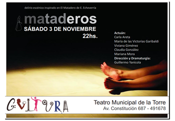 mataderos en teatro