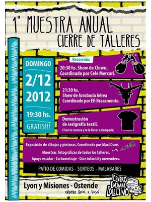muestra centro cultural colectivo